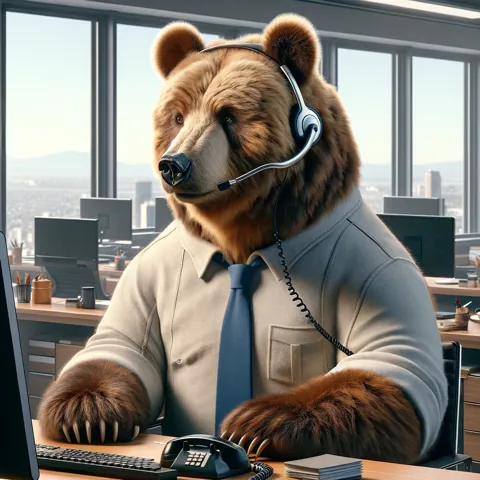 Contact bear animation