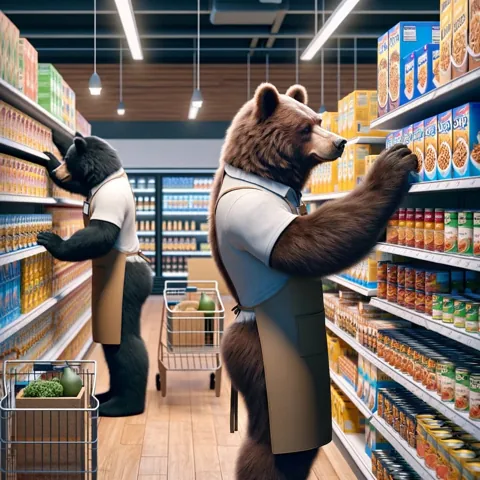 Sales & distribution bear animation