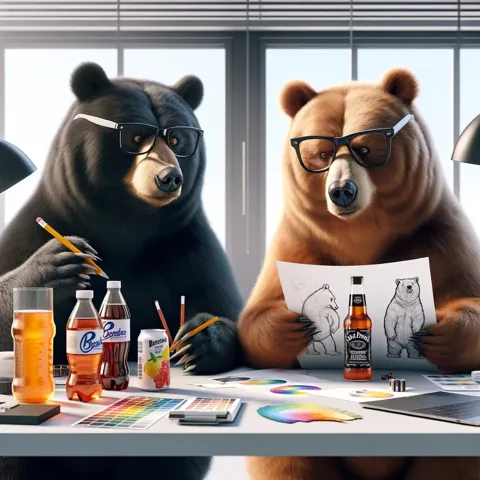 Product development bear animation